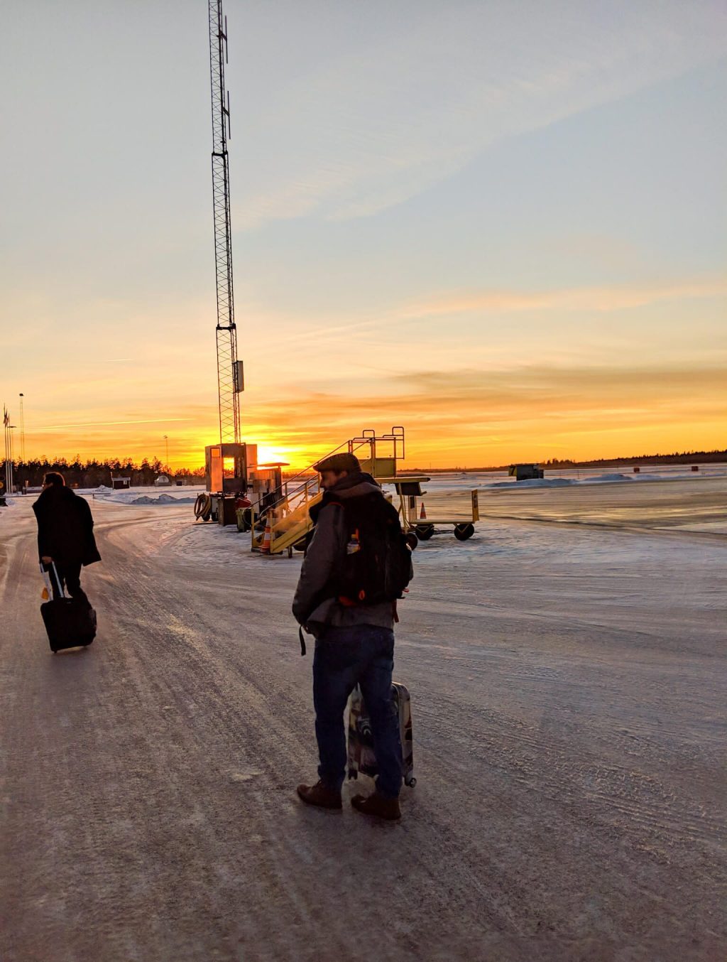 Sonnenuntergang-Flughafen-Karlstadt-Schweden-Julias-Reisemoment